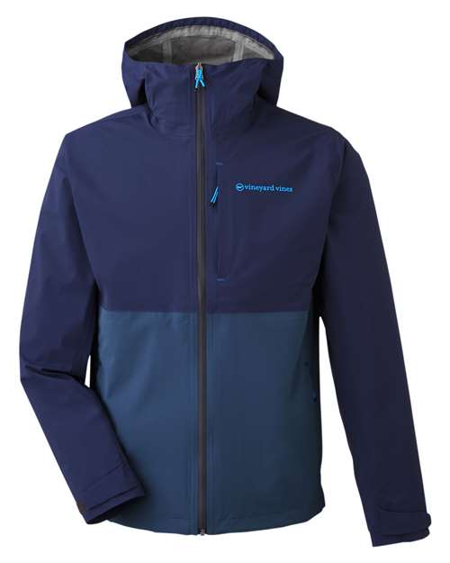 vineyard vines Men's On-The-Go Packable Rain Shell
