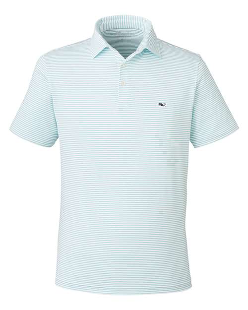 vineyard vines Men's Bradley Stripe Sankaty Polo