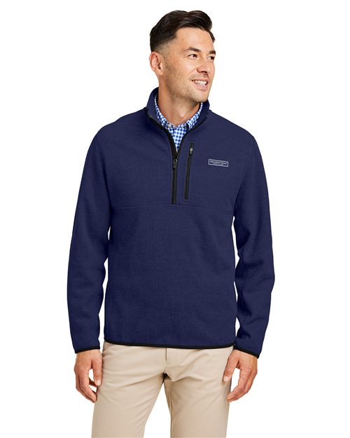 vineyard vines Men's Mountain Sweaterfleece Quarter-Zip Pullover